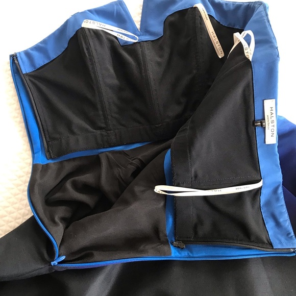 Halston Heritage Ombré Strapless Dress - Picture 7 of 7